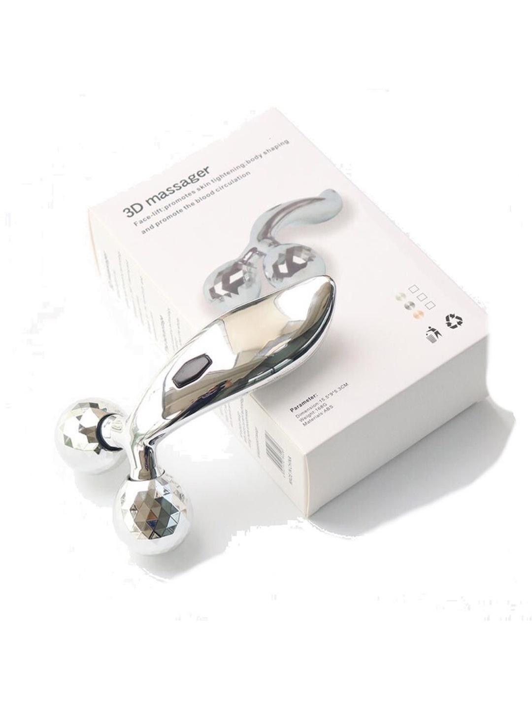 

FAVON 3D Face Lift Massager For Skin Tightening Shaping & Improving Blood Circulation, Steel