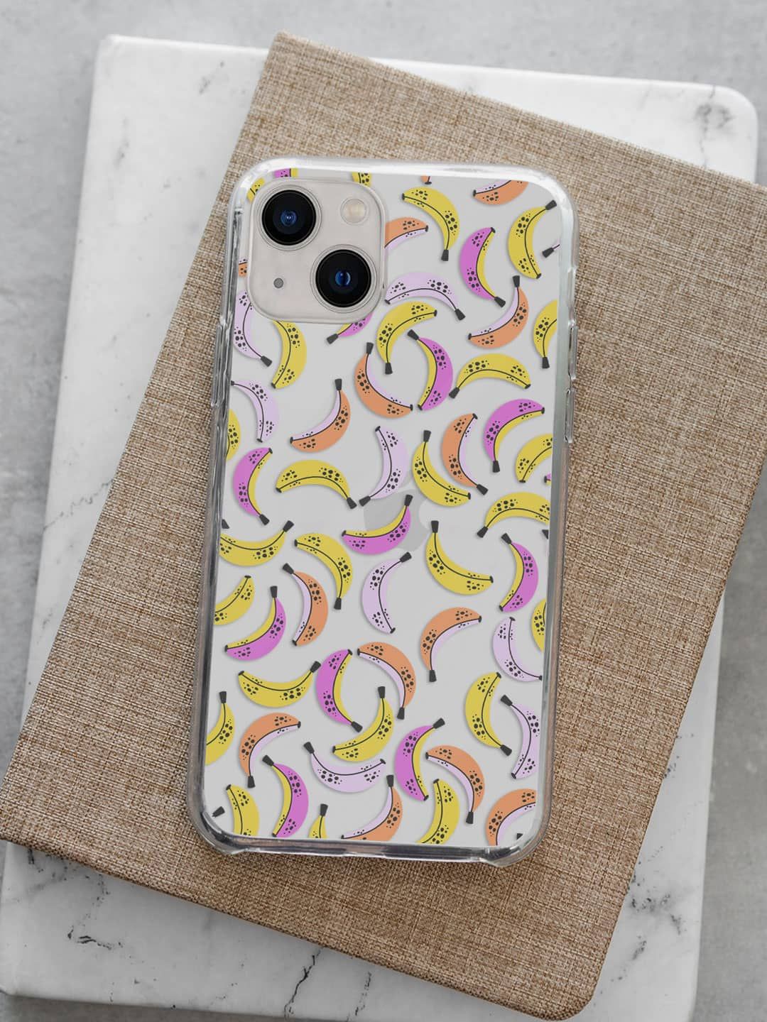 

macmerise Tropical Printed iPhone 13 Mini Back Case Mobile Accessories, Yellow