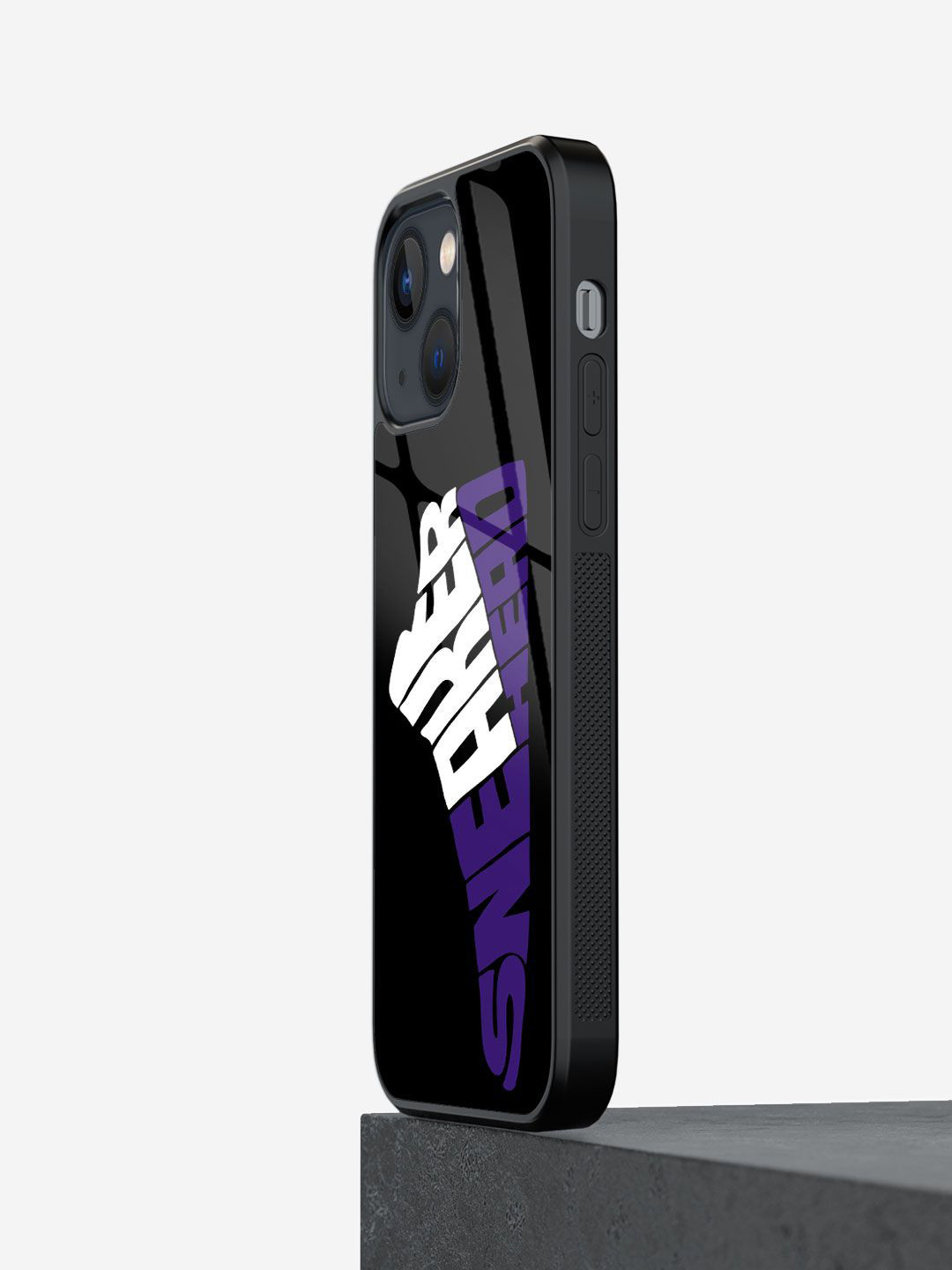 

macmerise Typography Printed iPhone 13 Mini Back Case Mobile Accessories, Black