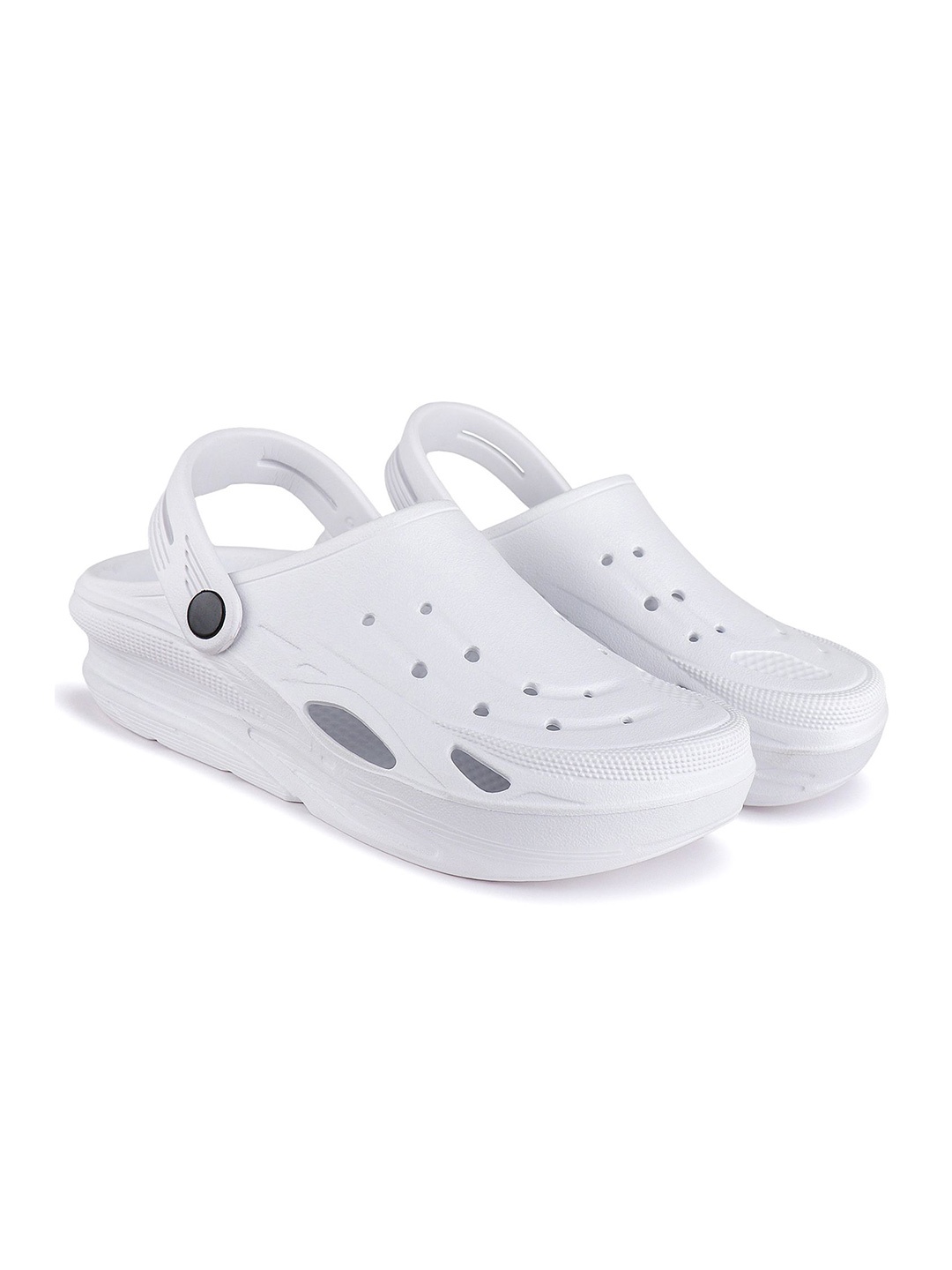

BERSACHE Men Rubber Ultra Soft Clogs, White