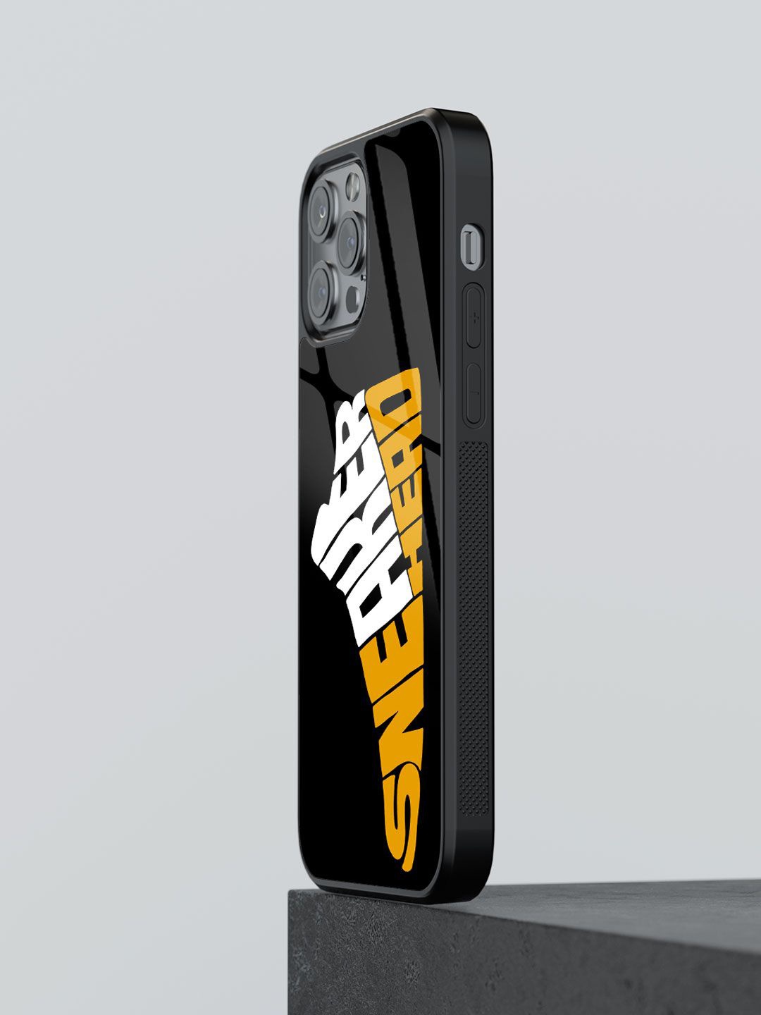 

macmerise Typography Printed iPhone 13 Pro Back Case Mobile Accessories, Black