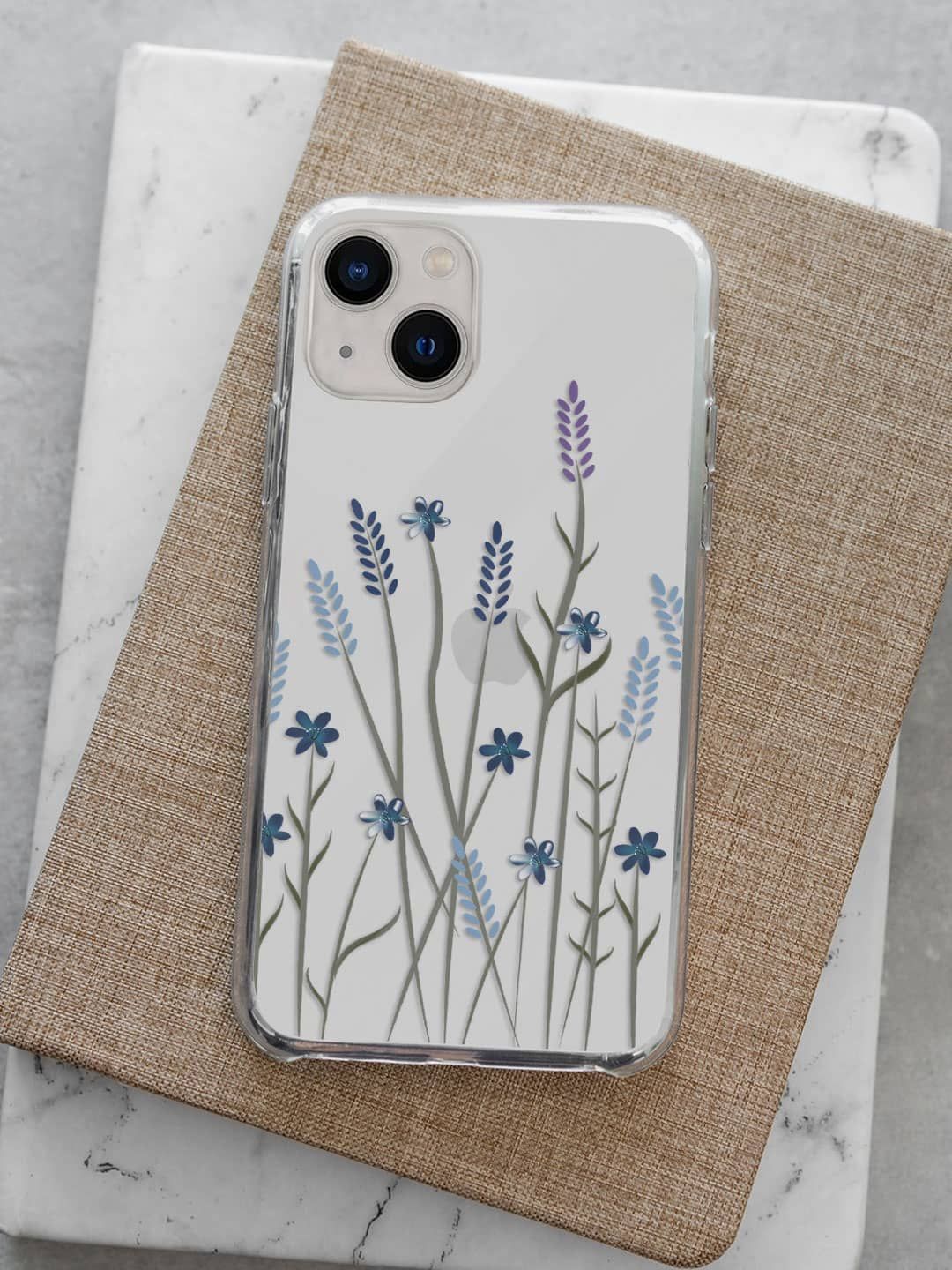 

macmerise Floral Printed iPhone 13 Back Case Mobile Accessories, Off white