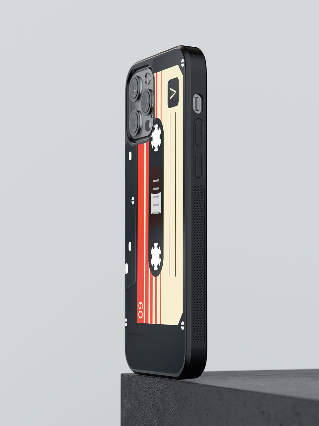 

macmerise Geometric Printed iPhone 13 Pro Max Back Case Mobile Accessories, Black