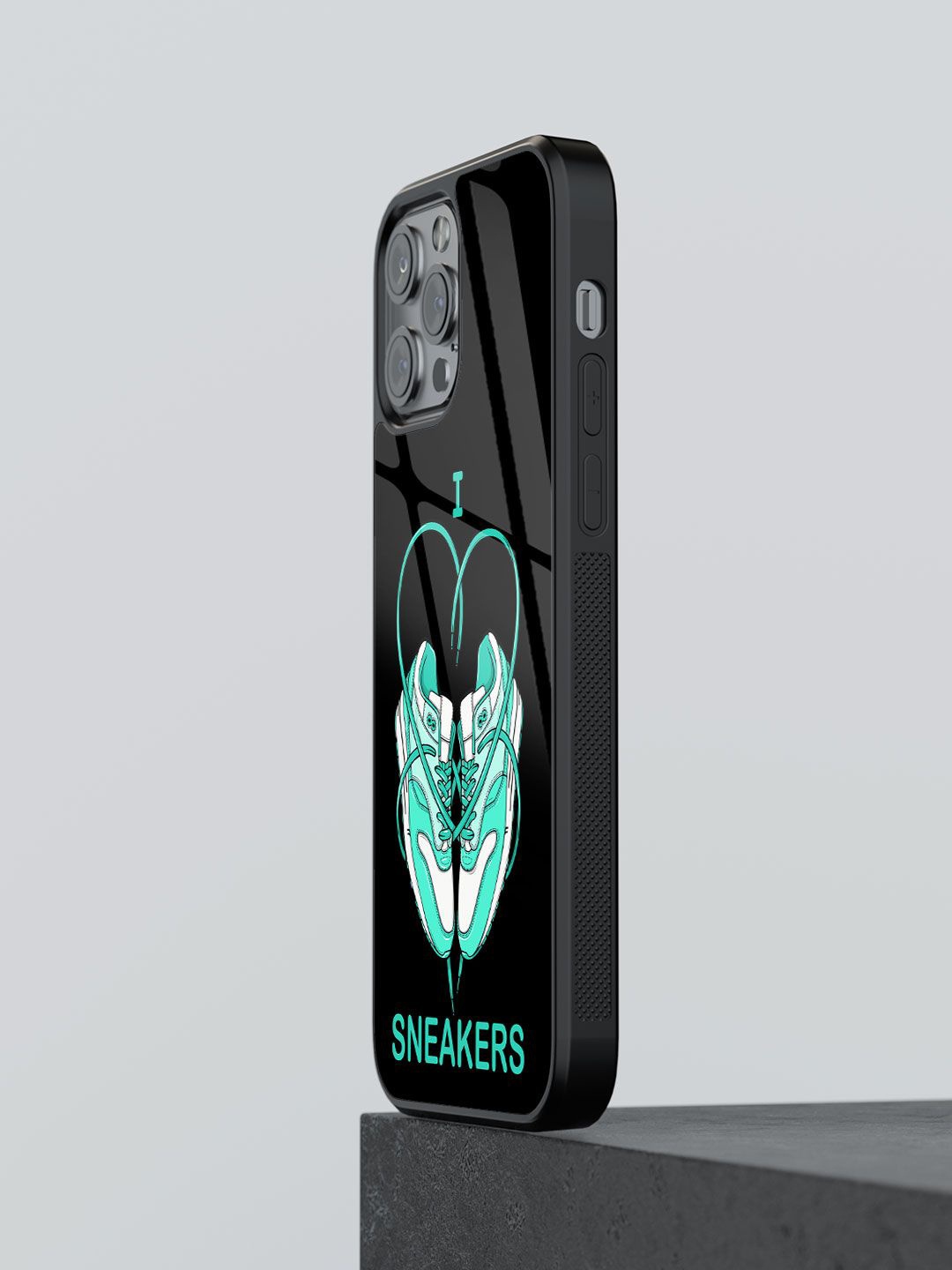 

macmerise Typography Printed iPhone 13 Pro Back Case Mobile Accessories, Black