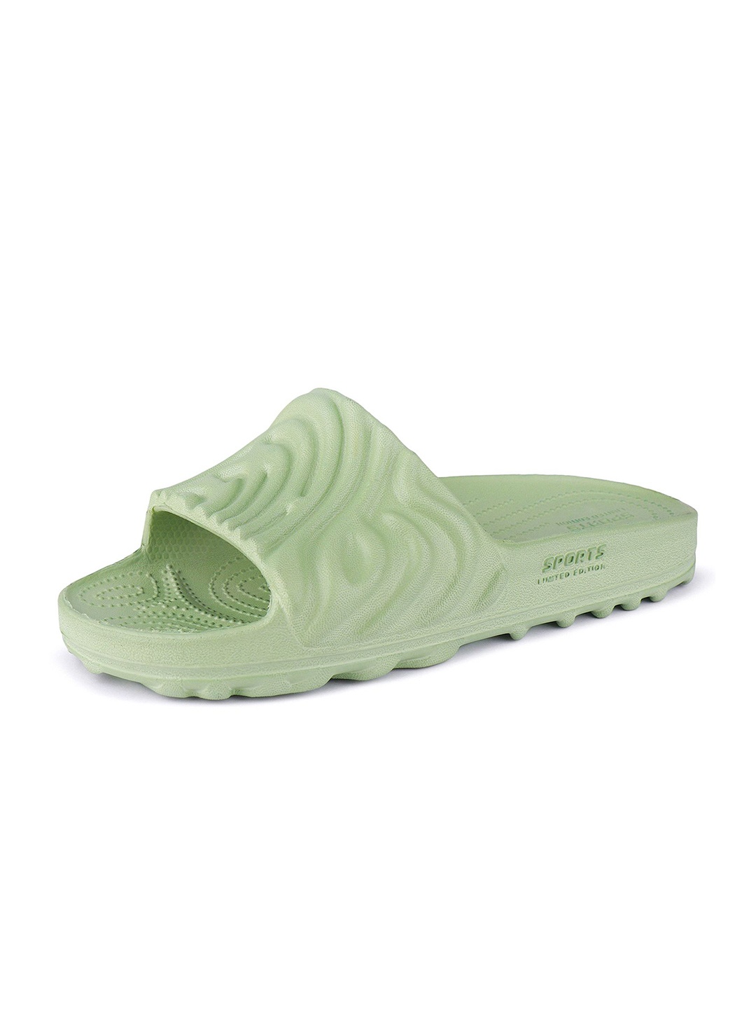 

BERSACHE Men Ultra Soft & Flexibility Technology Rubber Sliders, Green