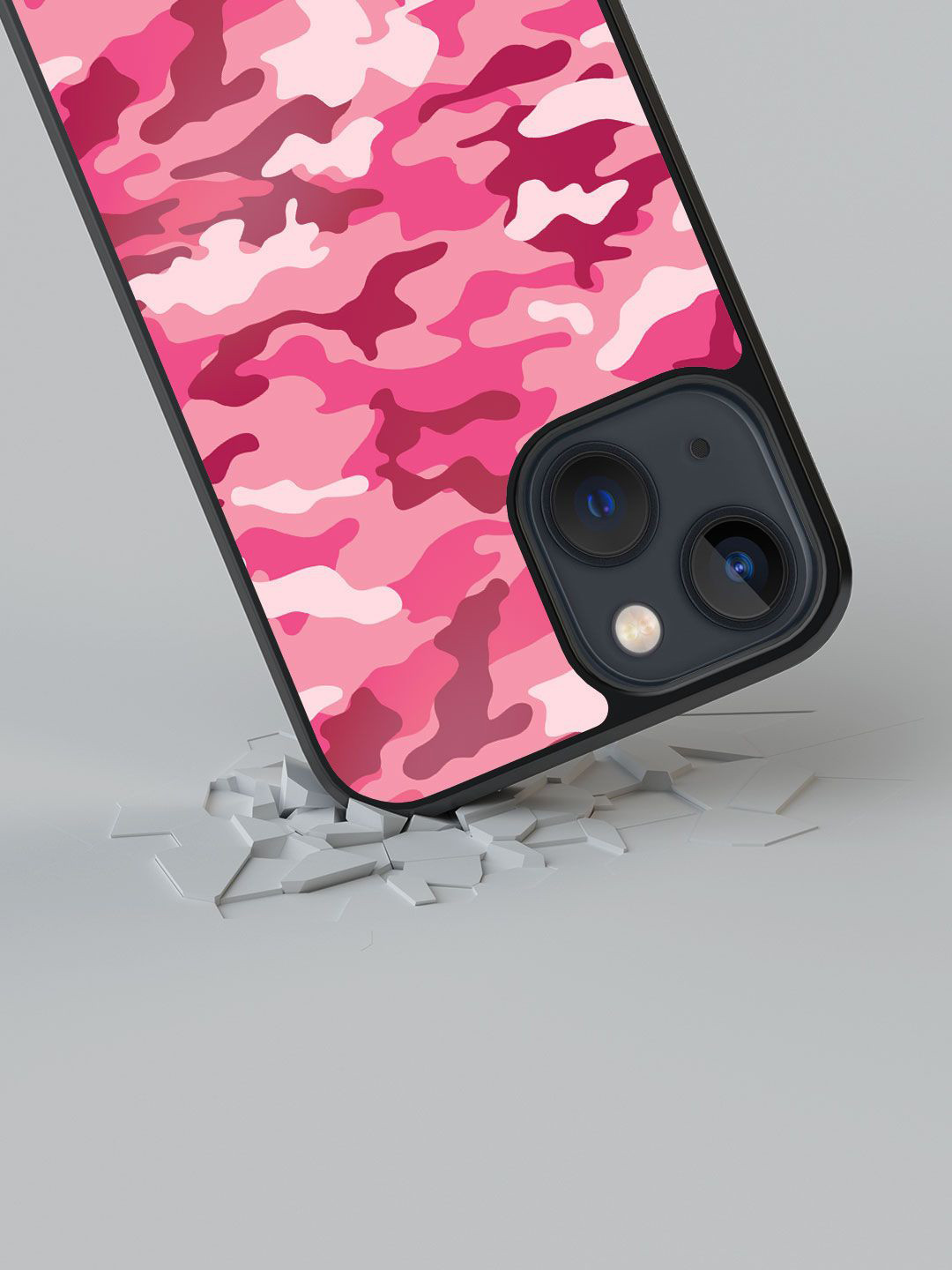 

macmerise Abstract Printed iPhone 13 Mini Back Case Mobile Accessories, Pink