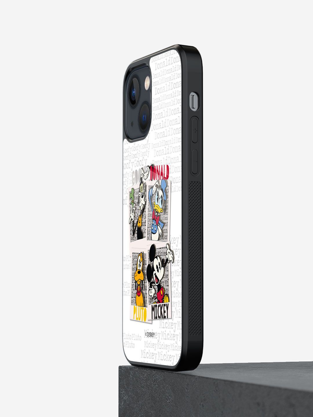 

macmerise Cartoon Characters Printed iPhone 13 Back Case Mobile Accessories, White