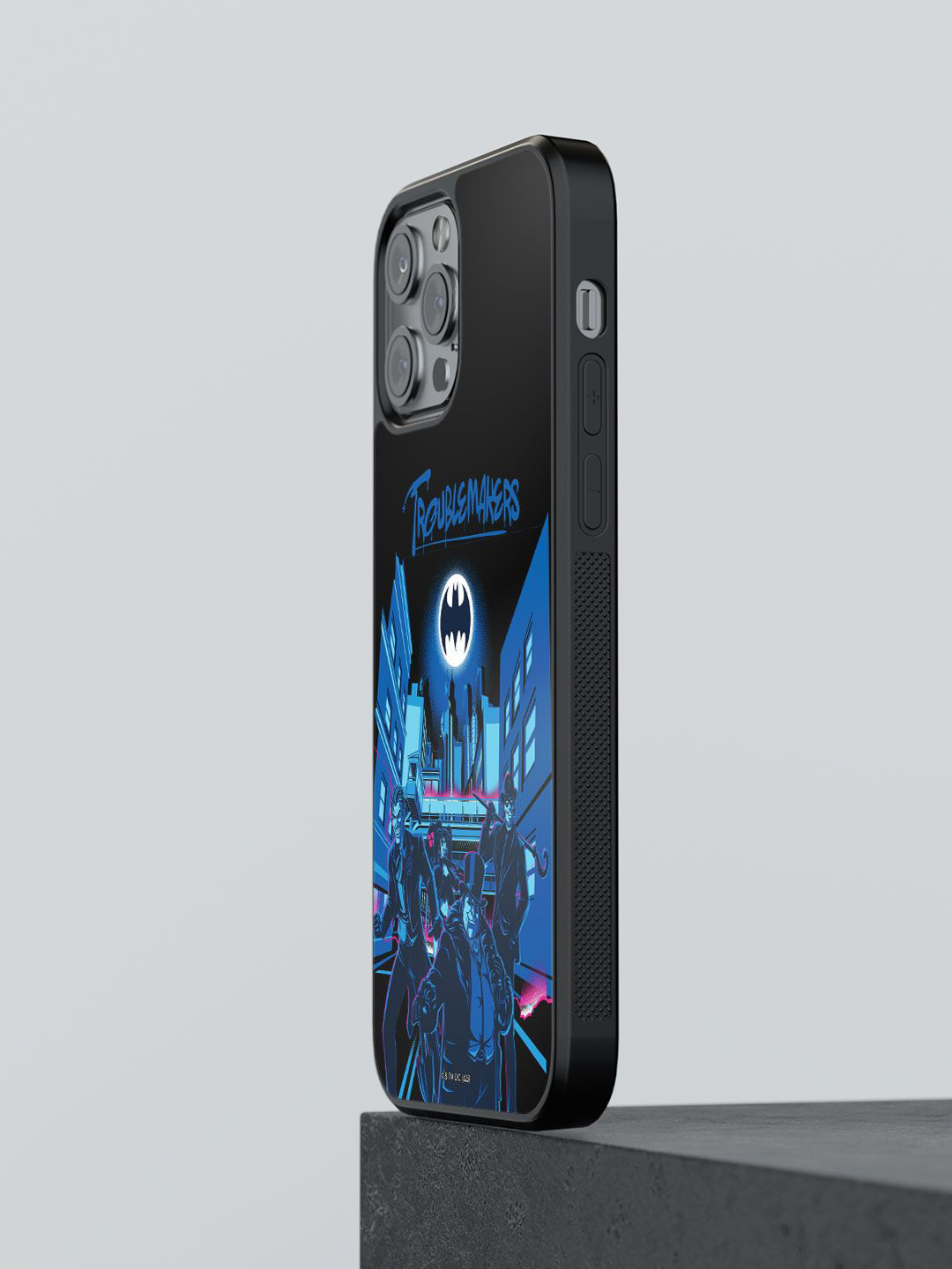 

macmerise Geometric Printed iPhone 13 Pro Back Case Mobile Accessories, Black