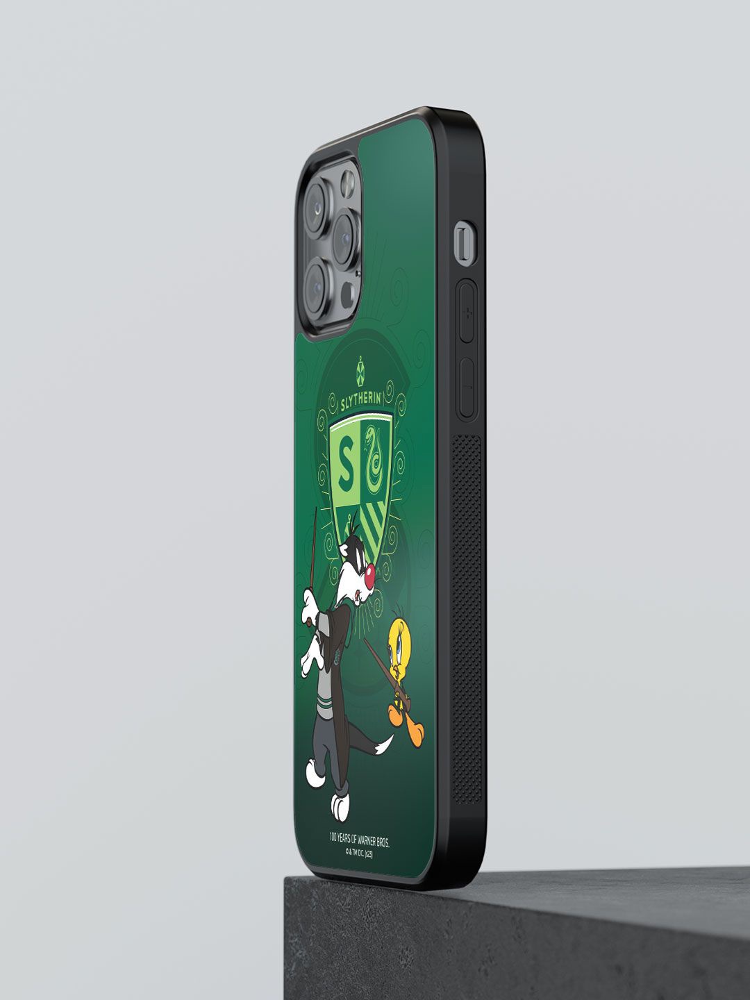 

macmerise Cartoon Characters Printed iPhone 13 Pro Max Back Case Mobile Accessories, Green