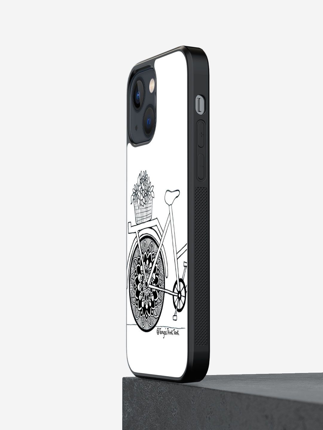 

macmerise Conversational Printed iPhone 13 Mini Back Case Mobile Accessories, White
