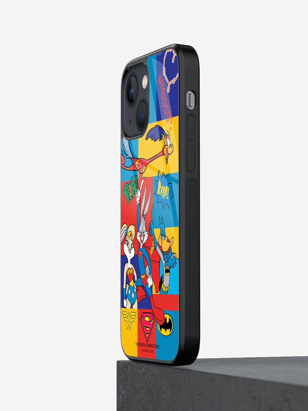 

macmerise Cartoon Characters Printed iPhone 13 Back Case Mobile Accessories, Blue