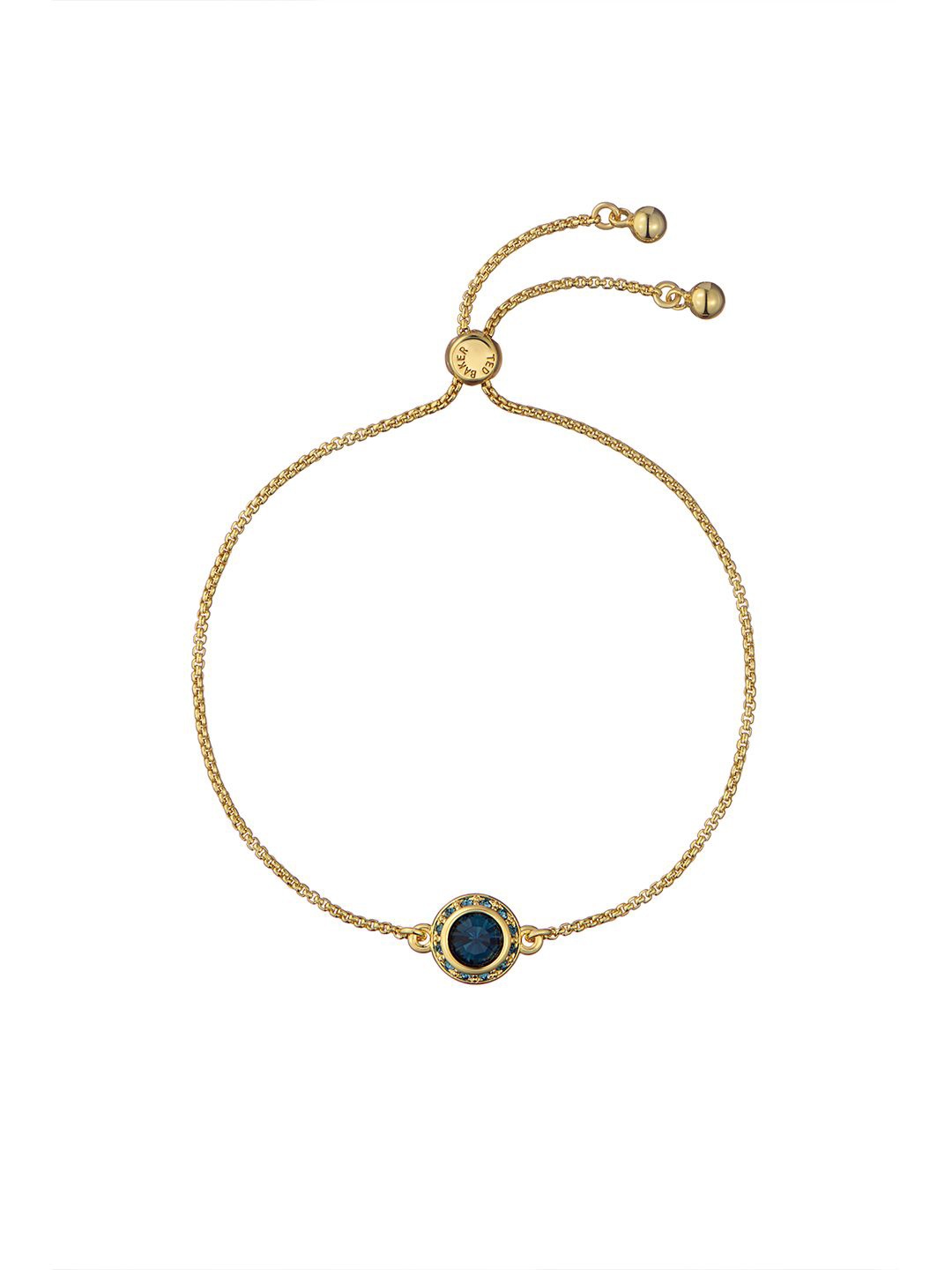 

Ted Baker Soleta Solitaire Gold-Plated Crystal Studded Wraparound Adjustable Bracelet