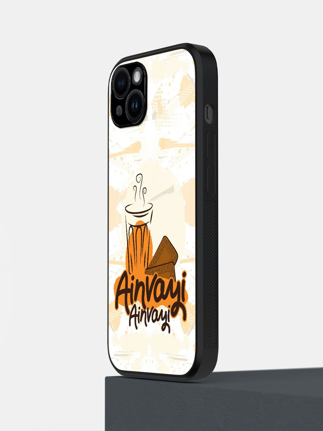 

macmerise Typography Printed iPhone 14 Plus Back Case Mobile Accessories, Beige
