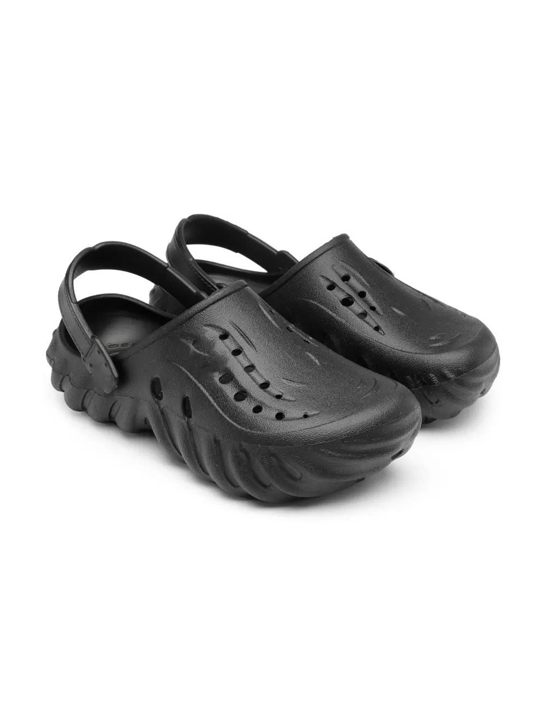 

BERSACHE Men Ultra Soft & Flexibility Rubber Clogs, Black