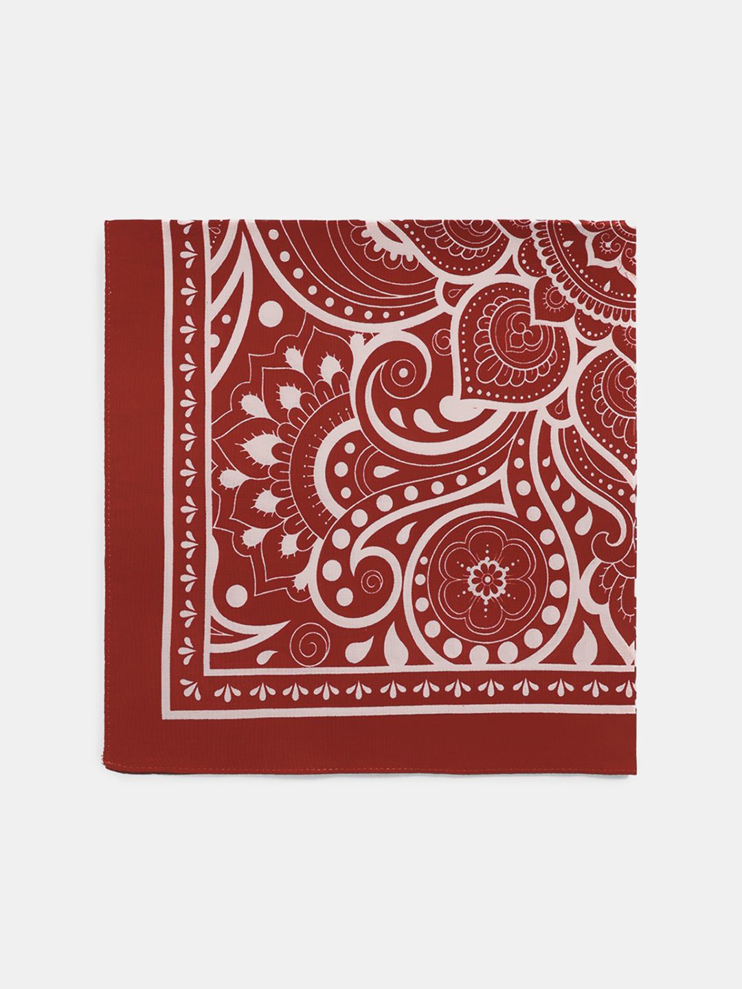 

Jack & Jones Men Ethnic Printed Scarf, Red