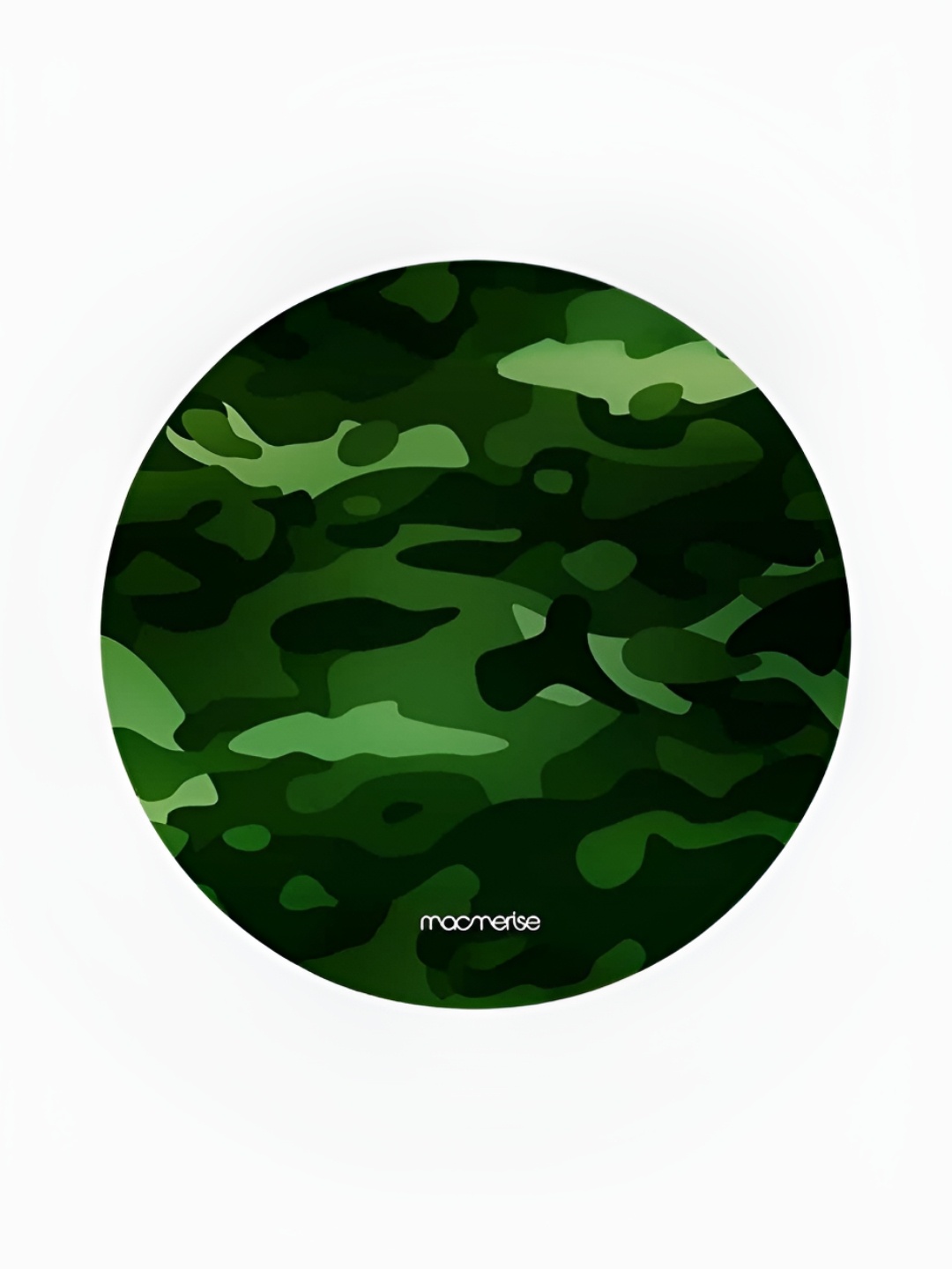 

macmerise Black & Green Printed Wooden Round Coasters