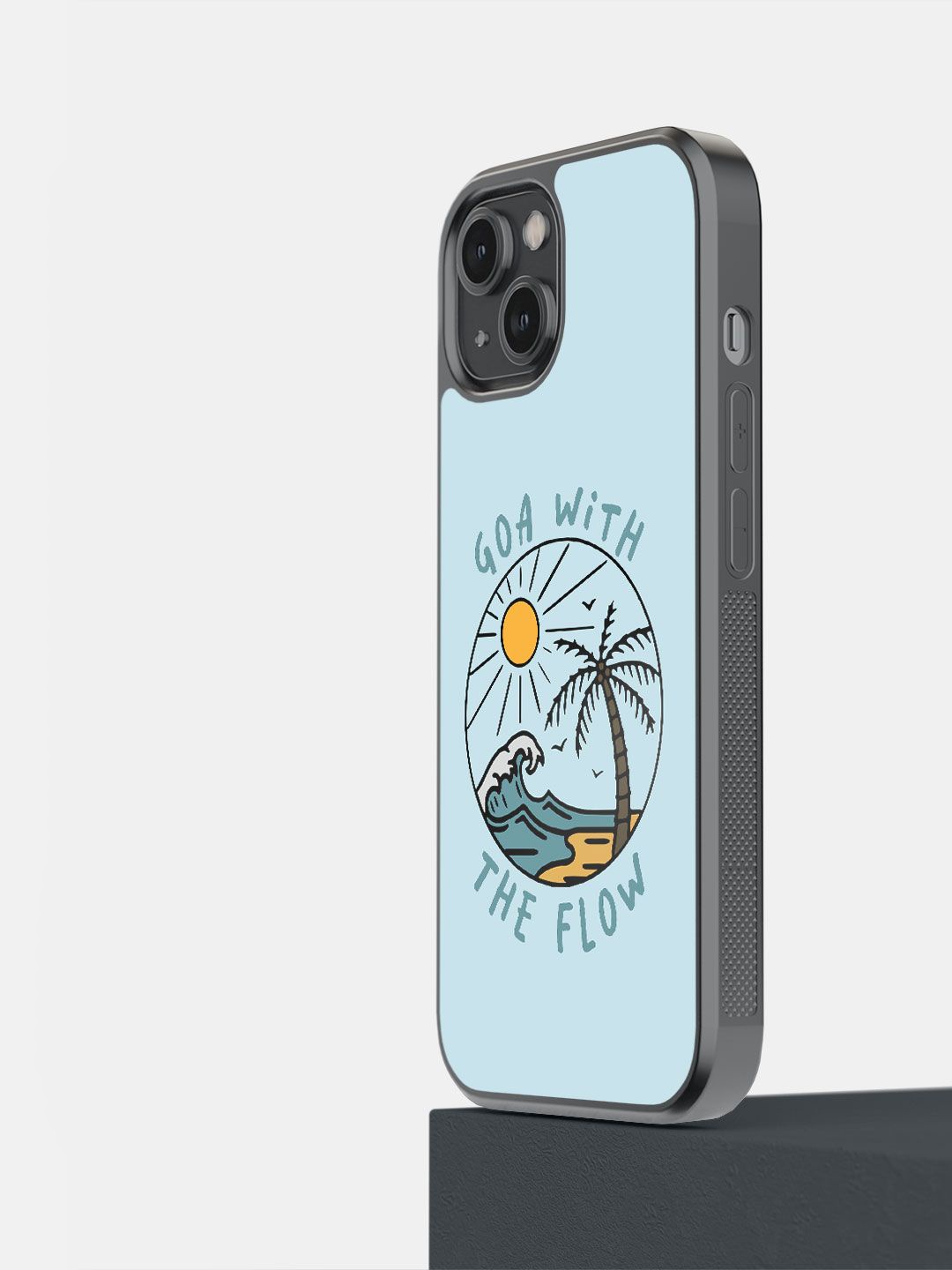 

macmerise Typography Printed iPhone 14 Back Case Mobile Accessories, Blue
