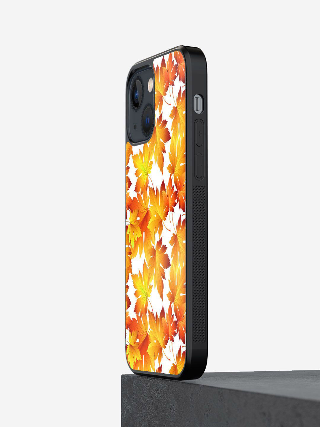 

macmerise Floral Printed iPhone 13 Back Case Mobile Accessories, Yellow