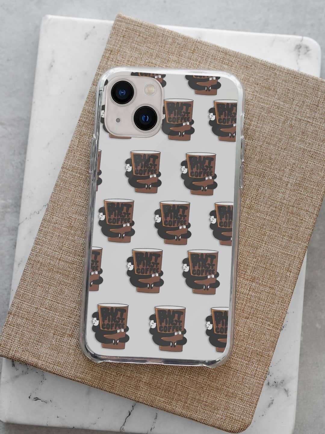 

macmerise Typography Printed iPhone 13 Back Case Mobile Accessories, White