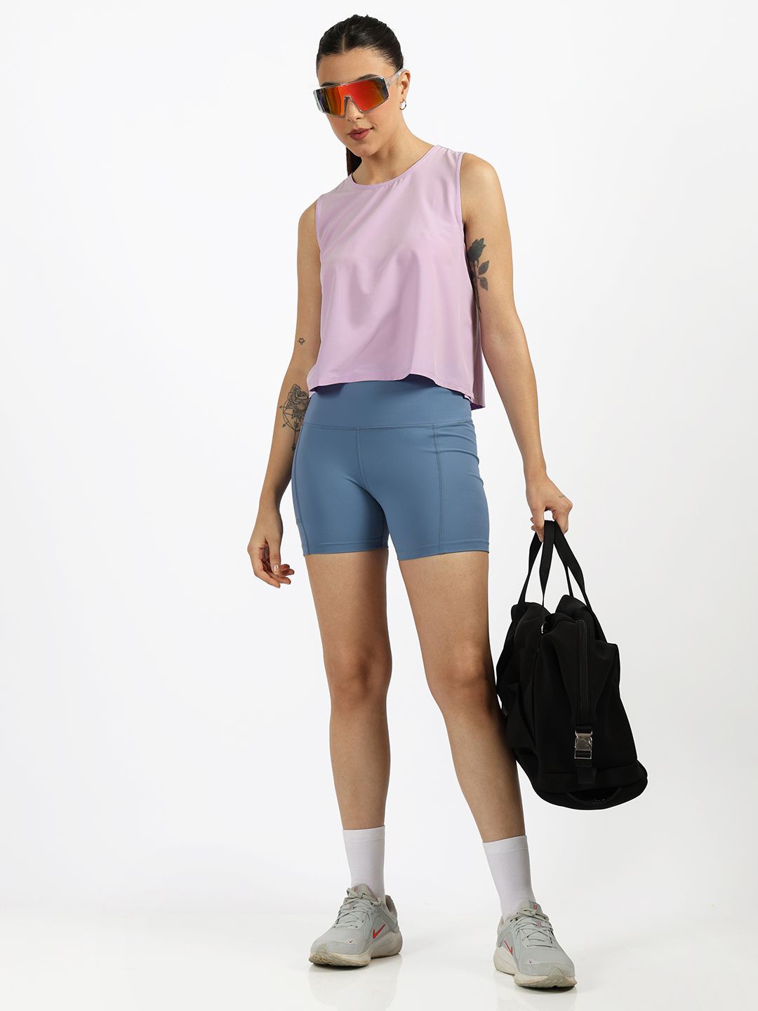 

Blissclub Roud Neck Solid Top, Lavender
