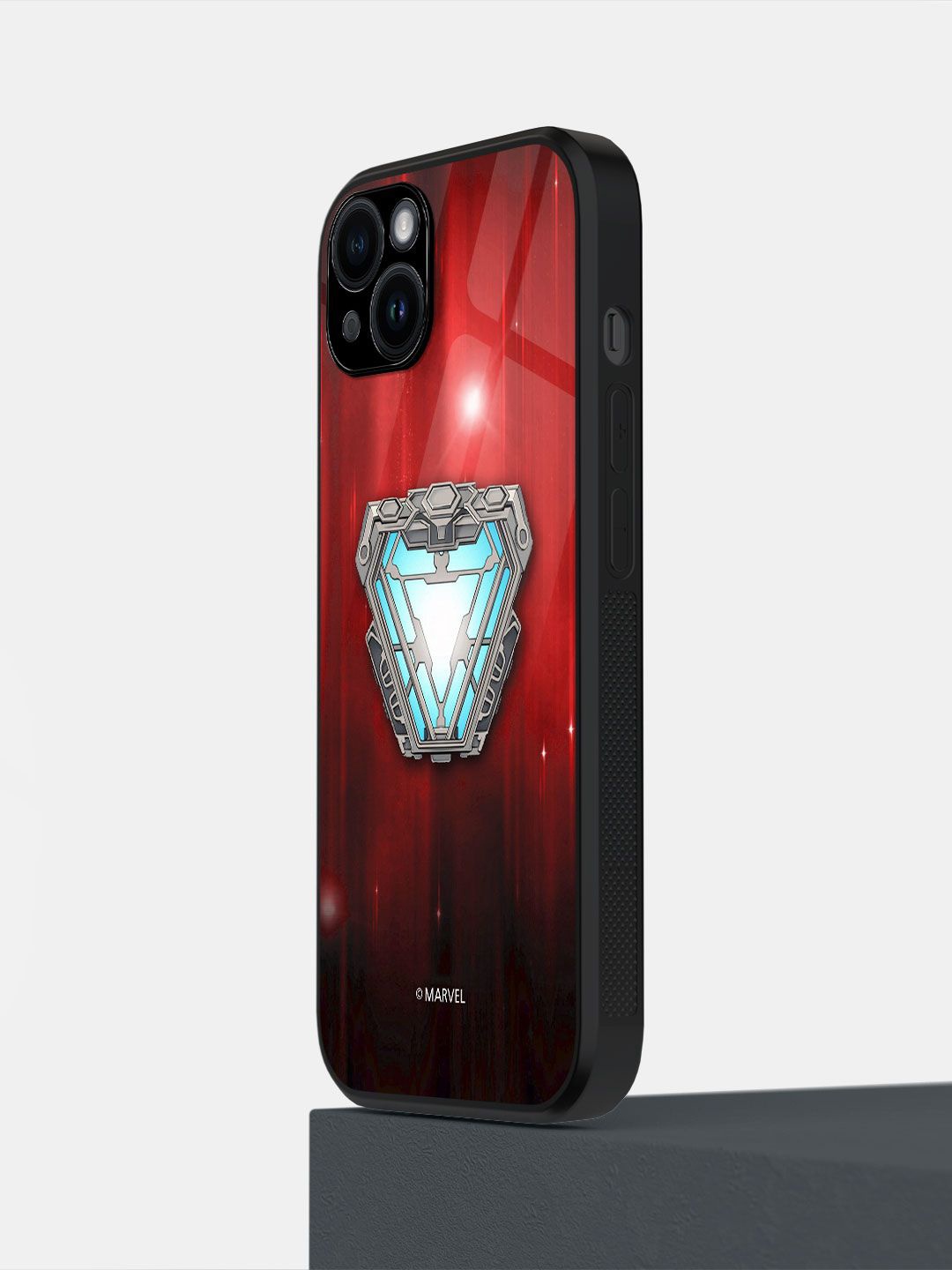 

macmerise Superhero Printed iPhone 14 Plus Back Case Mobile Accessories, Red