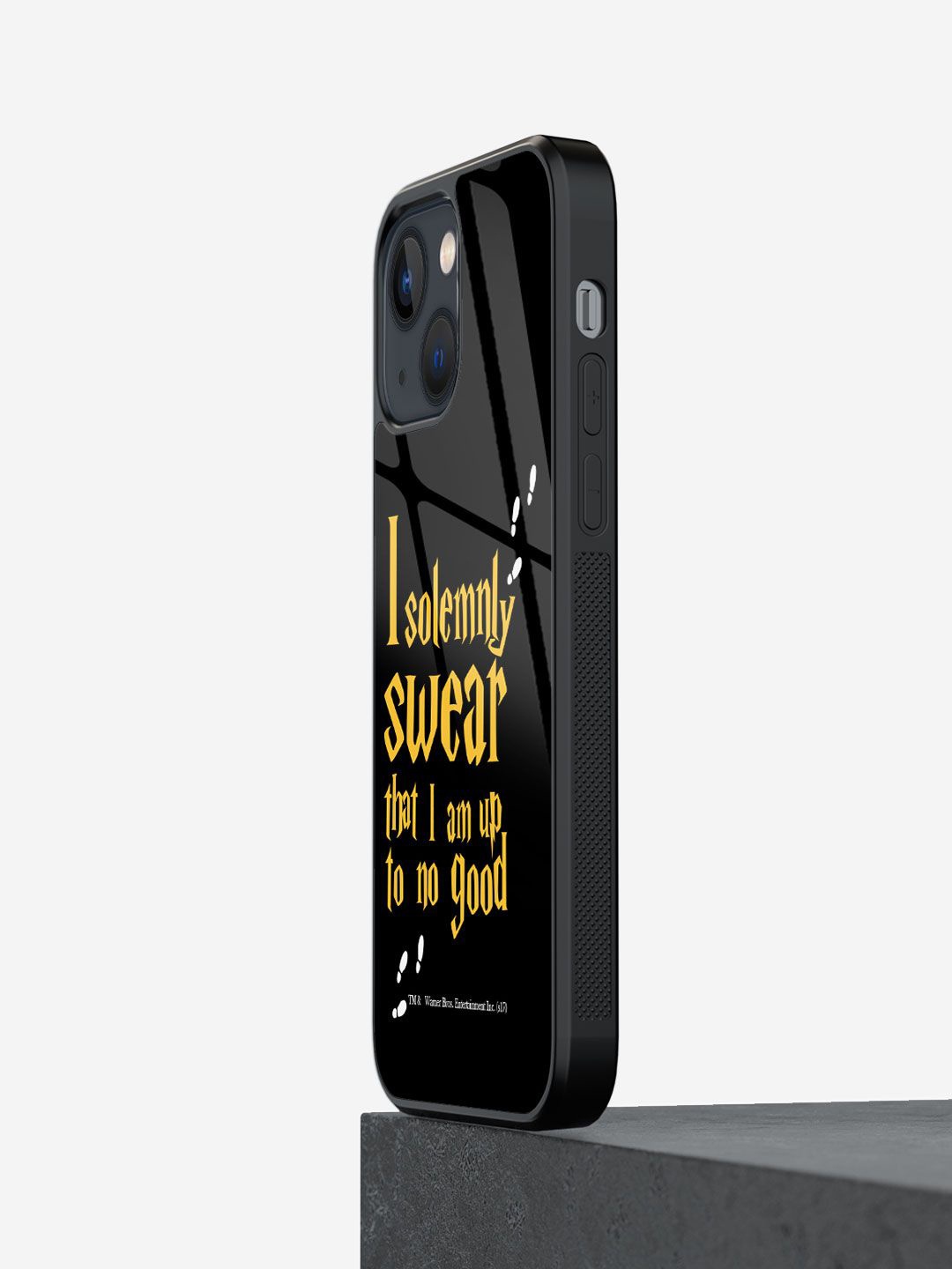 

macmerise Typography Printed iPhone 13 Back Case Mobile Accessories, Black