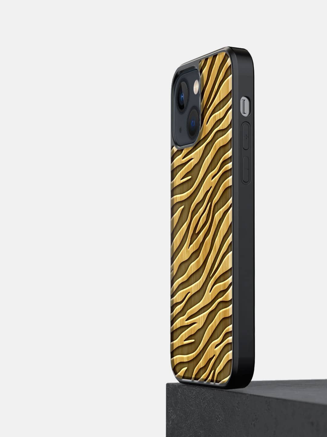 

macmerise Abstract Printed iPhone 13 Mini Back Case Mobile Accessories, Brown