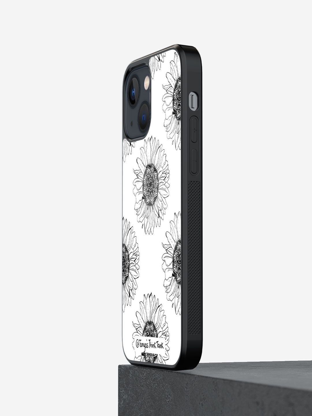 

macmerise Floral Printed iPhone 13 Back Case Mobile Accessories, White