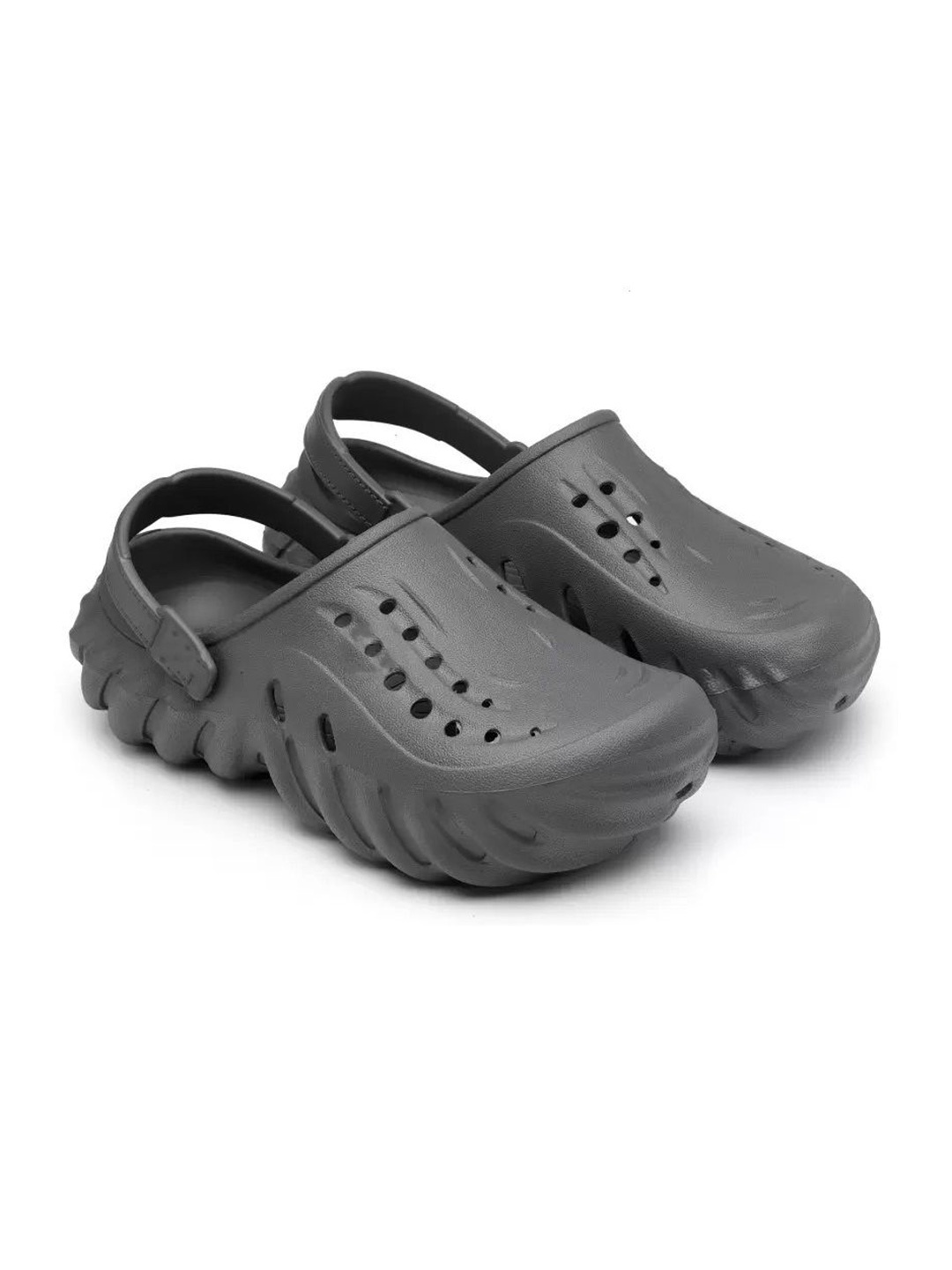 

BERSACHE Men Ultra Soft & Flexibility Rubber Clogs, Grey