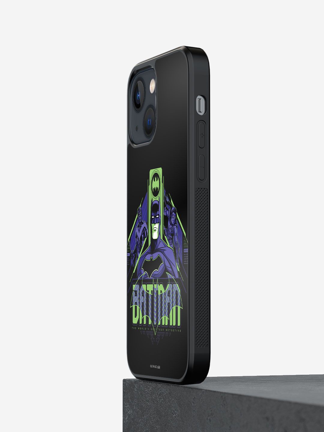 

macmerise Superhero Printed iPhone 13 Mini Back Case Mobile Accessories, Black