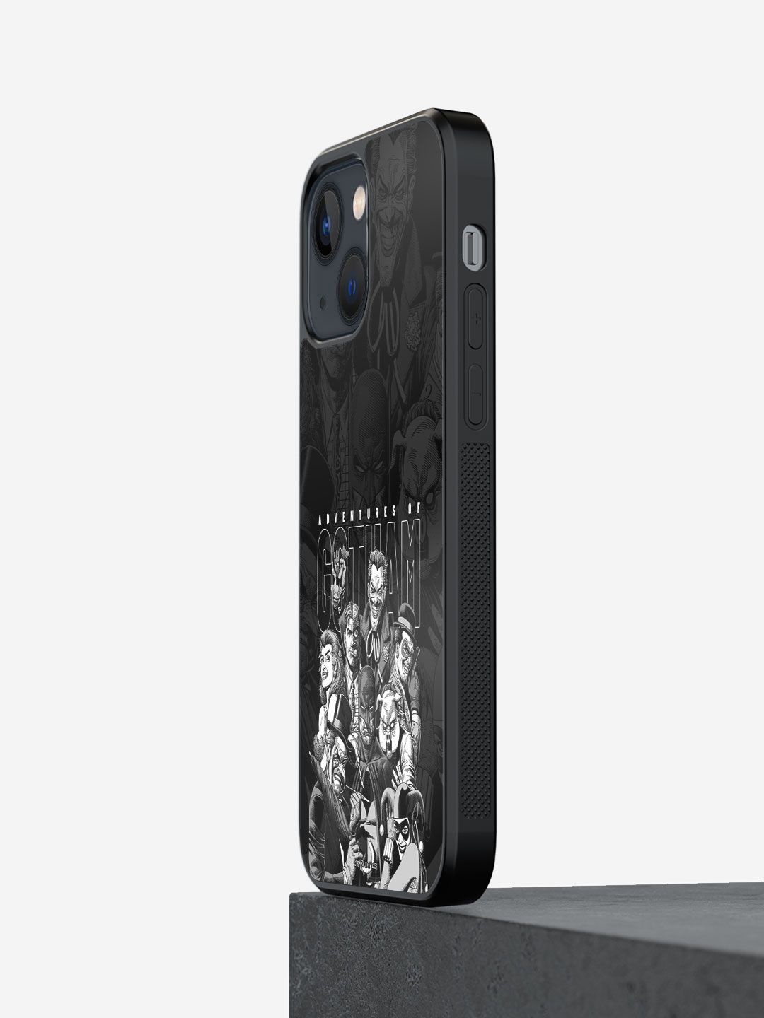 

macmerise Superhero Printed iPhone 13 Back Case Mobile Accessories, Black