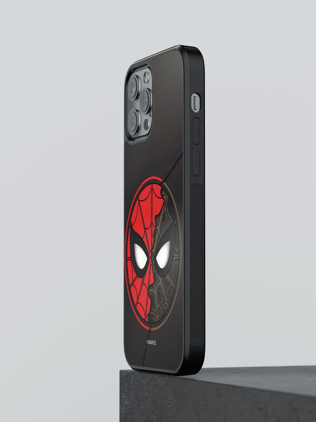 

macmerise Superhero Printed iPhone 13 Pro Back Case Mobile Accessories, White