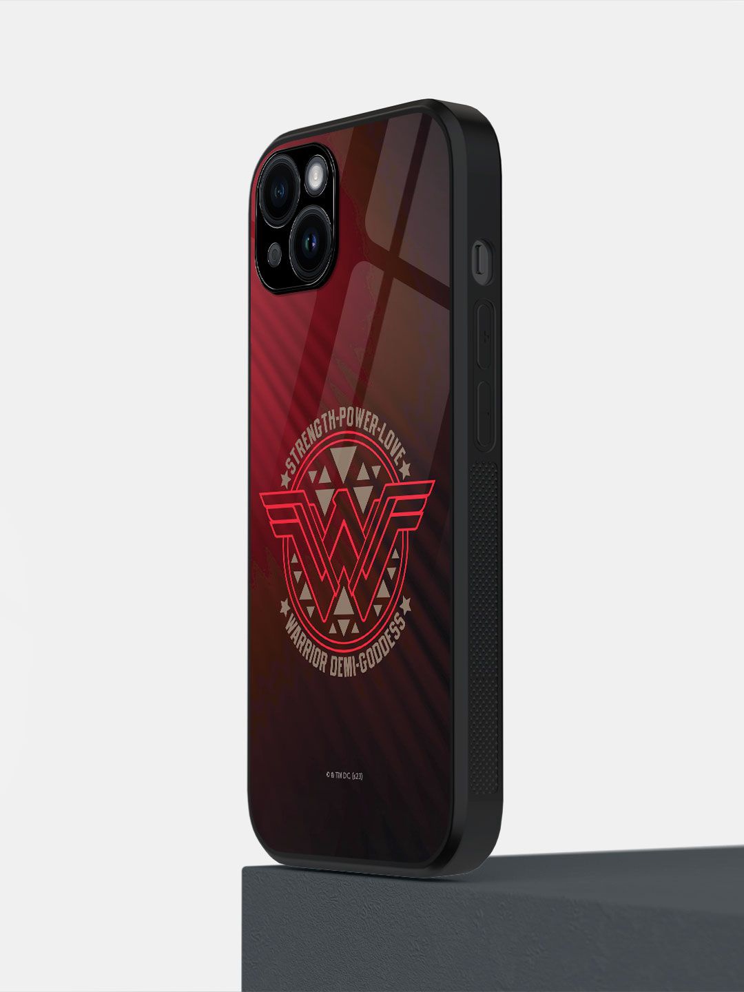

macmerise Typography Printed iPhone 14 Plus Back Case Mobile Accessories, Red