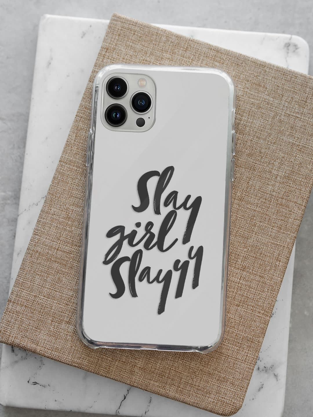 

macmerise Typography Printed iPhone 13 Pro Back Case Mobile Accessories, Grey