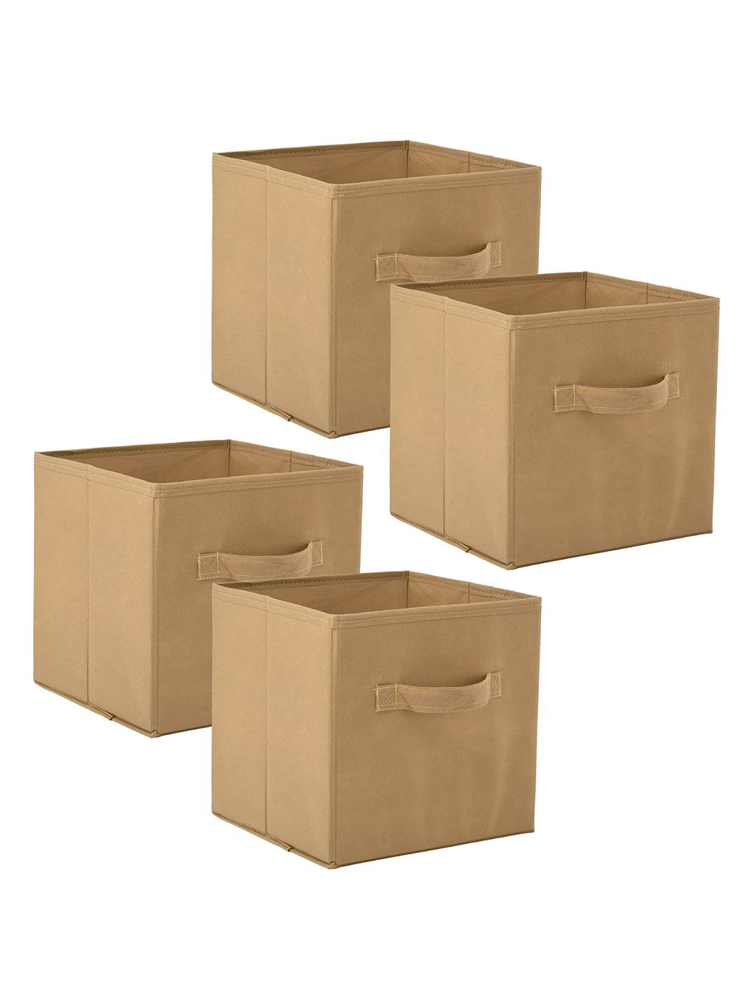 

Kuber Industries Beige 4 Pieces Drawer Organisers