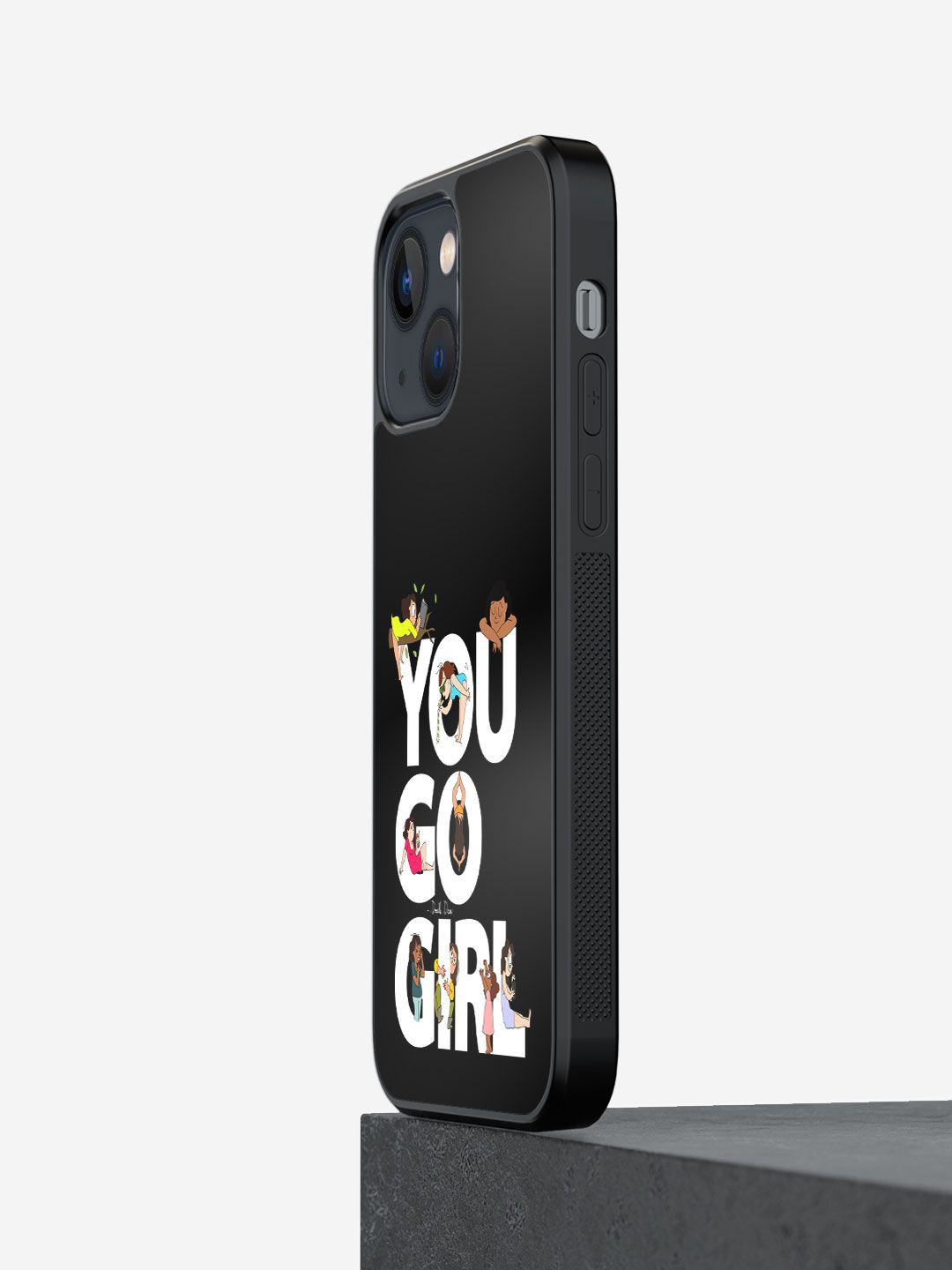 

macmerise Typography Printed iPhone 13 Mini Back Case Mobile Accessories, Black