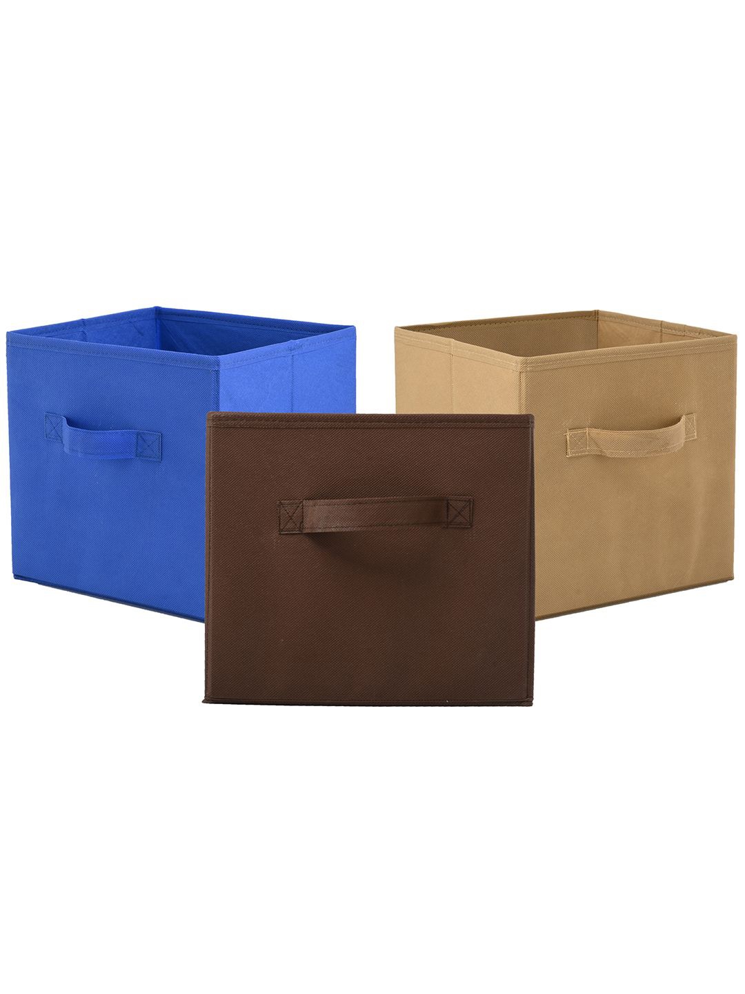 

Kuber Industries Brown & Beige 3 Pieces Drawer Organisers