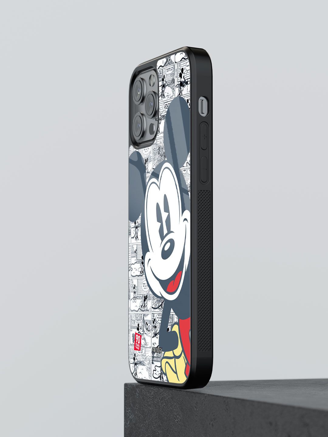 

macmerise Cartoon Characters Printed iPhone 13 Pro Max Back Case Mobile Accessories, Grey