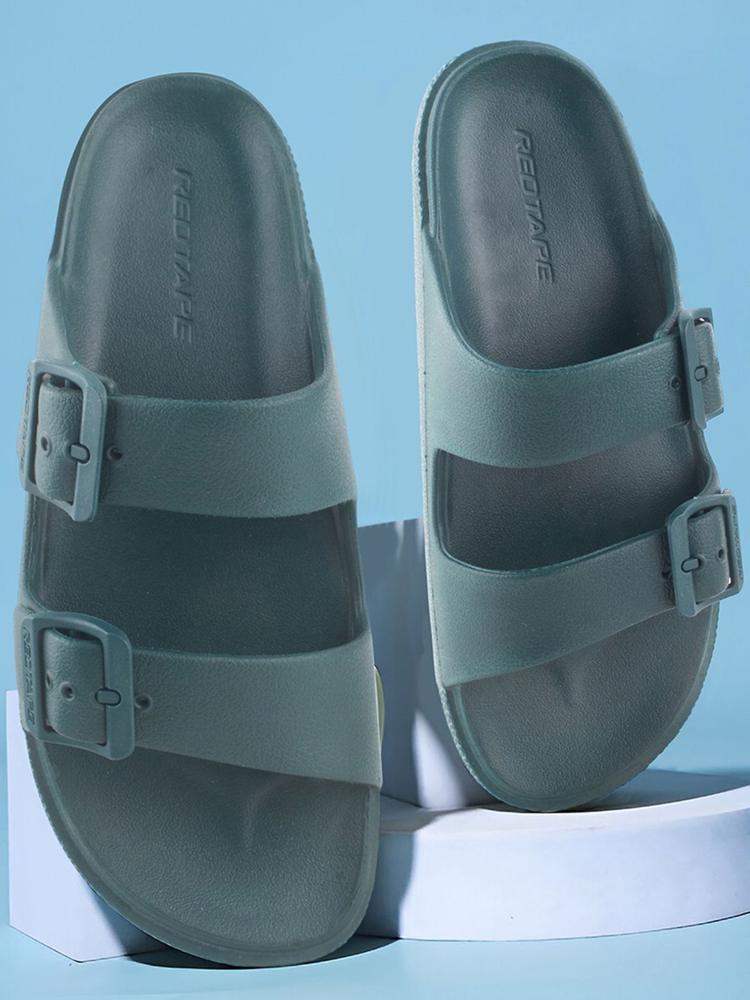 

Red Tape Women's EVA Comfort Sliders, Green