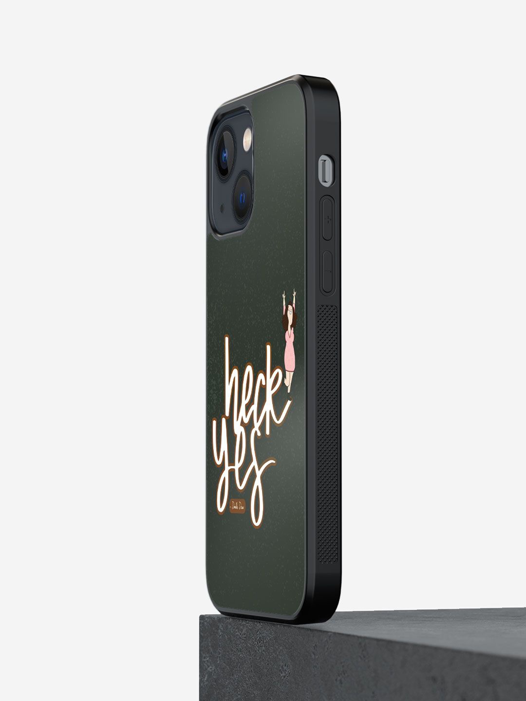 

macmerise Typography Printed iPhone 13 Back Case Mobile Accessories, Green