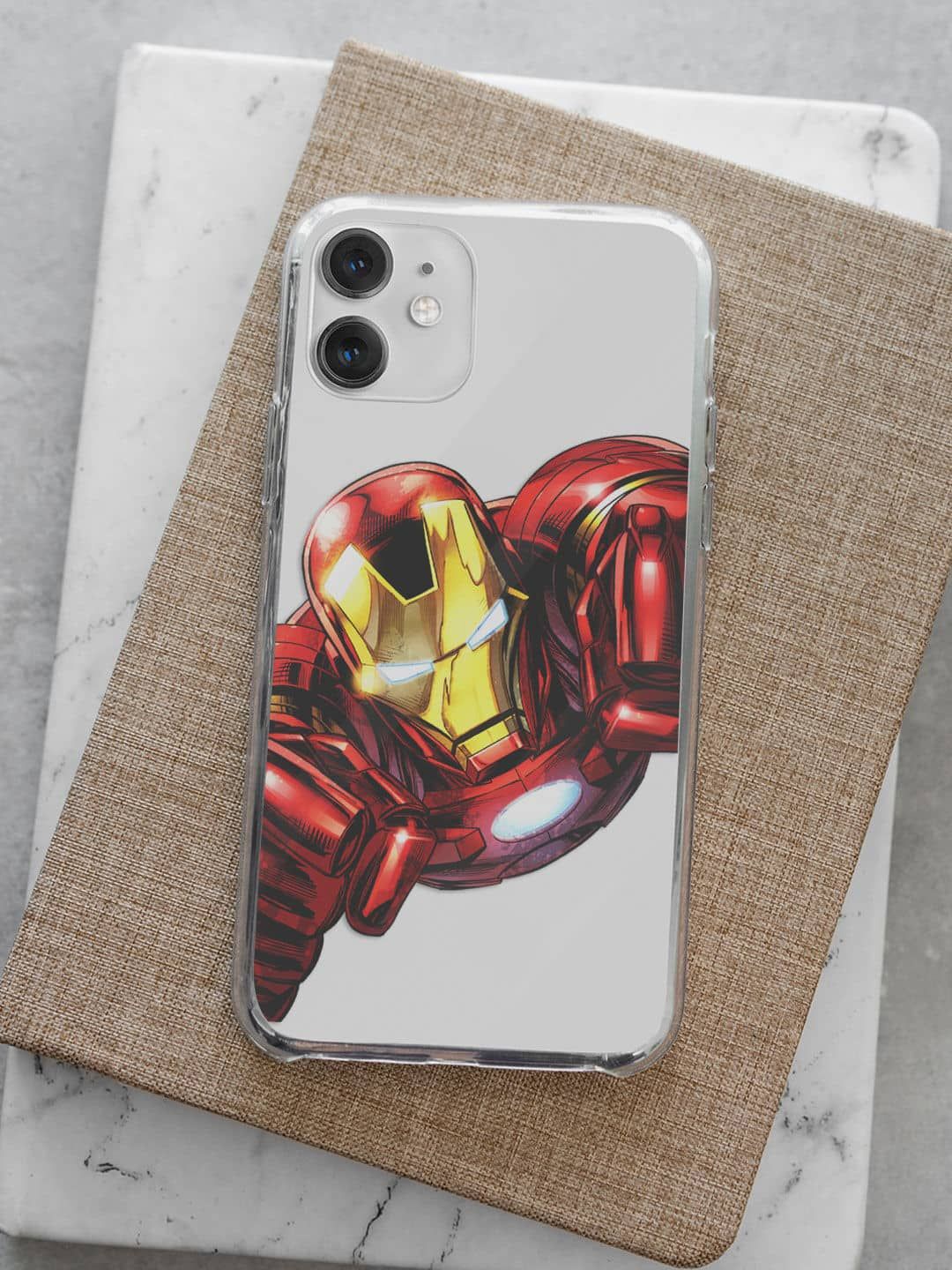 

macmerise Superhero Printed iPhone 13 Back Case Mobile Accessories, Red