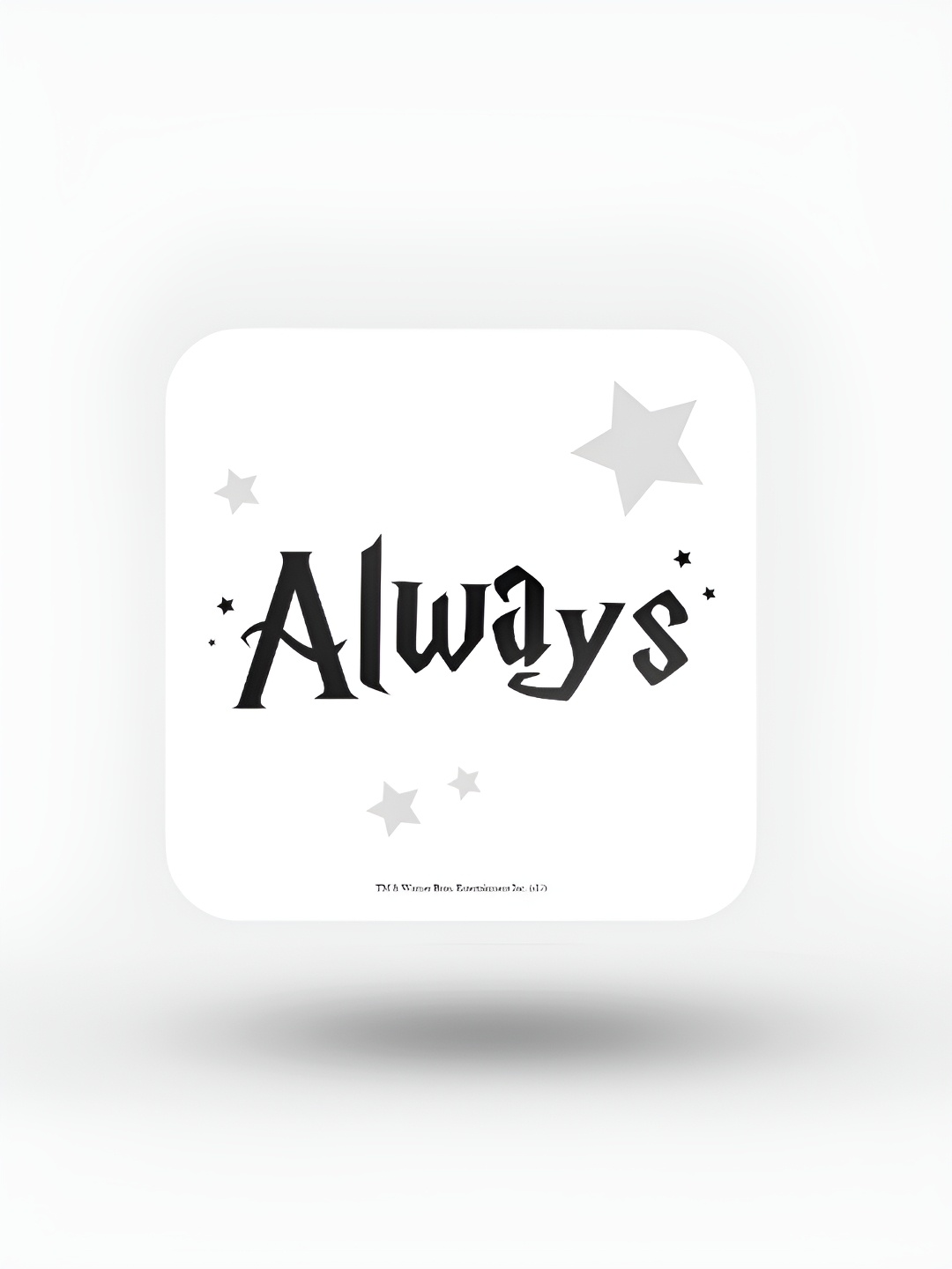 

macmerise White & Black Printed Wooden Coasters