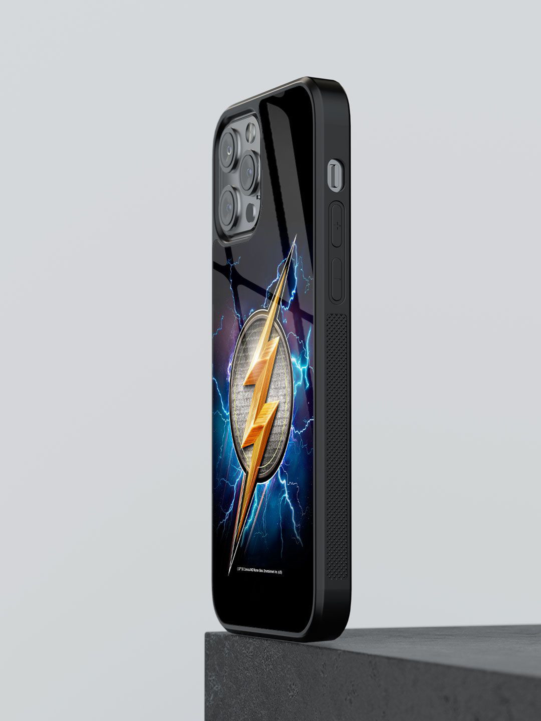 

macmerise Superhero Printed iPhone 13 Pro Max Back Case Mobile Accessories, Blue