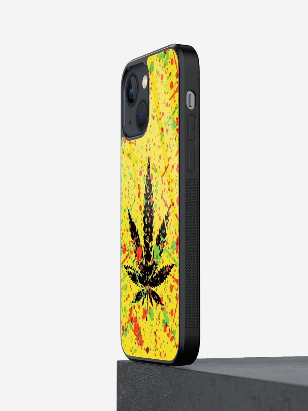 

macmerise Tropical Printed iPhone 13 Back Case Mobile Accessories, Yellow