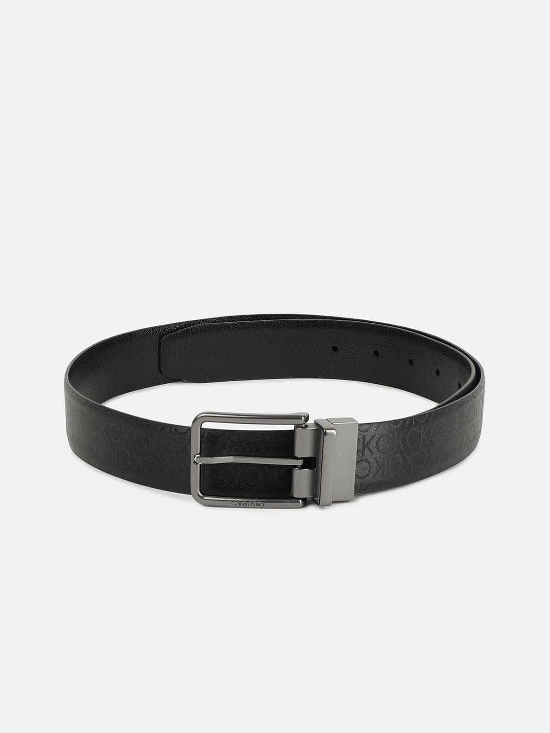 

Calvin Klein Men Textured Leather Tang Casual Belt, Black