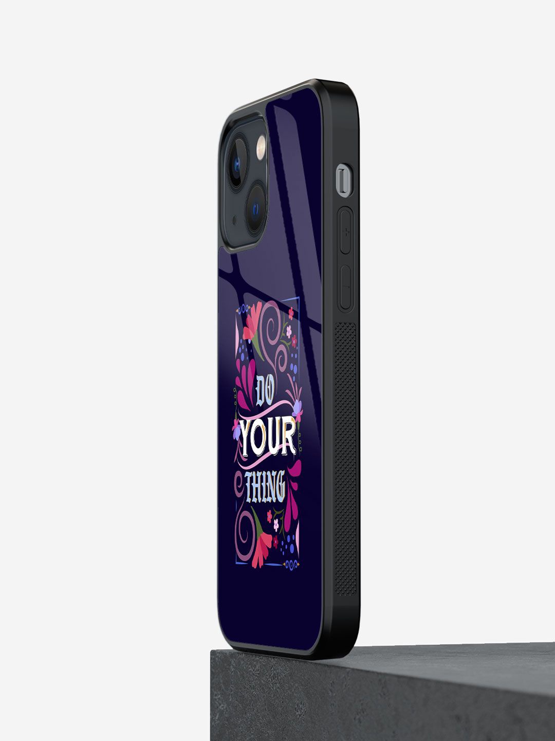 

macmerise Typography Printed iPhone 13 Mini Back Case Mobile Accessories, Violet