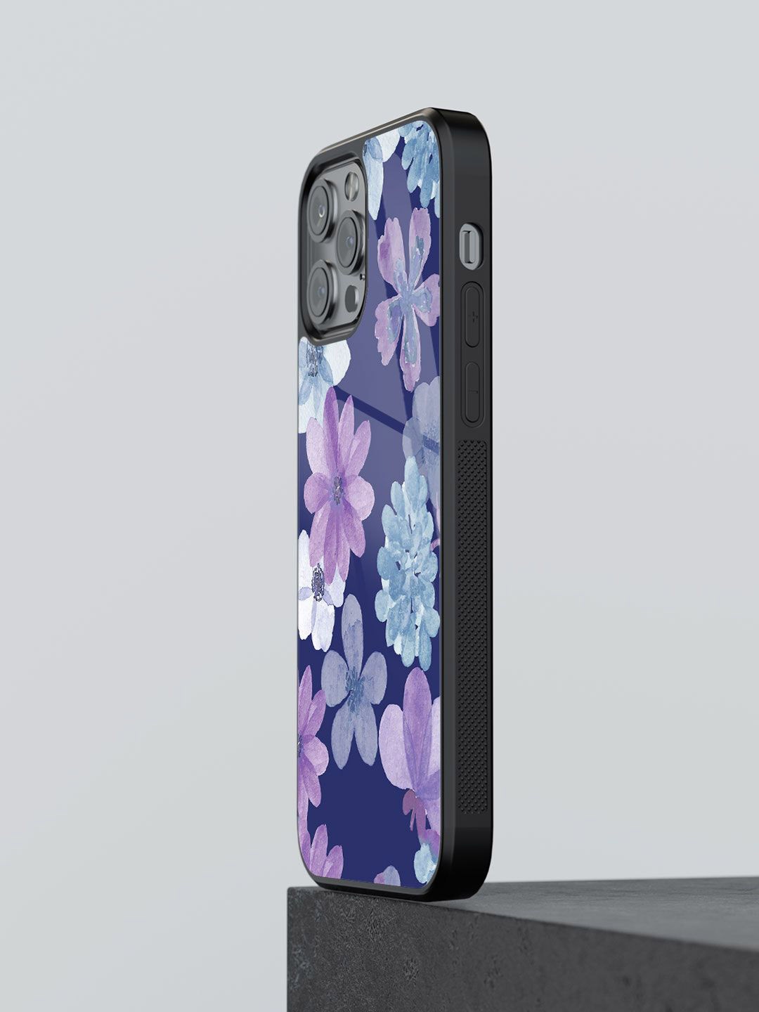 

macmerise Floral Printed iPhone 13 Pro Max Back Case Mobile Accessories, Purple