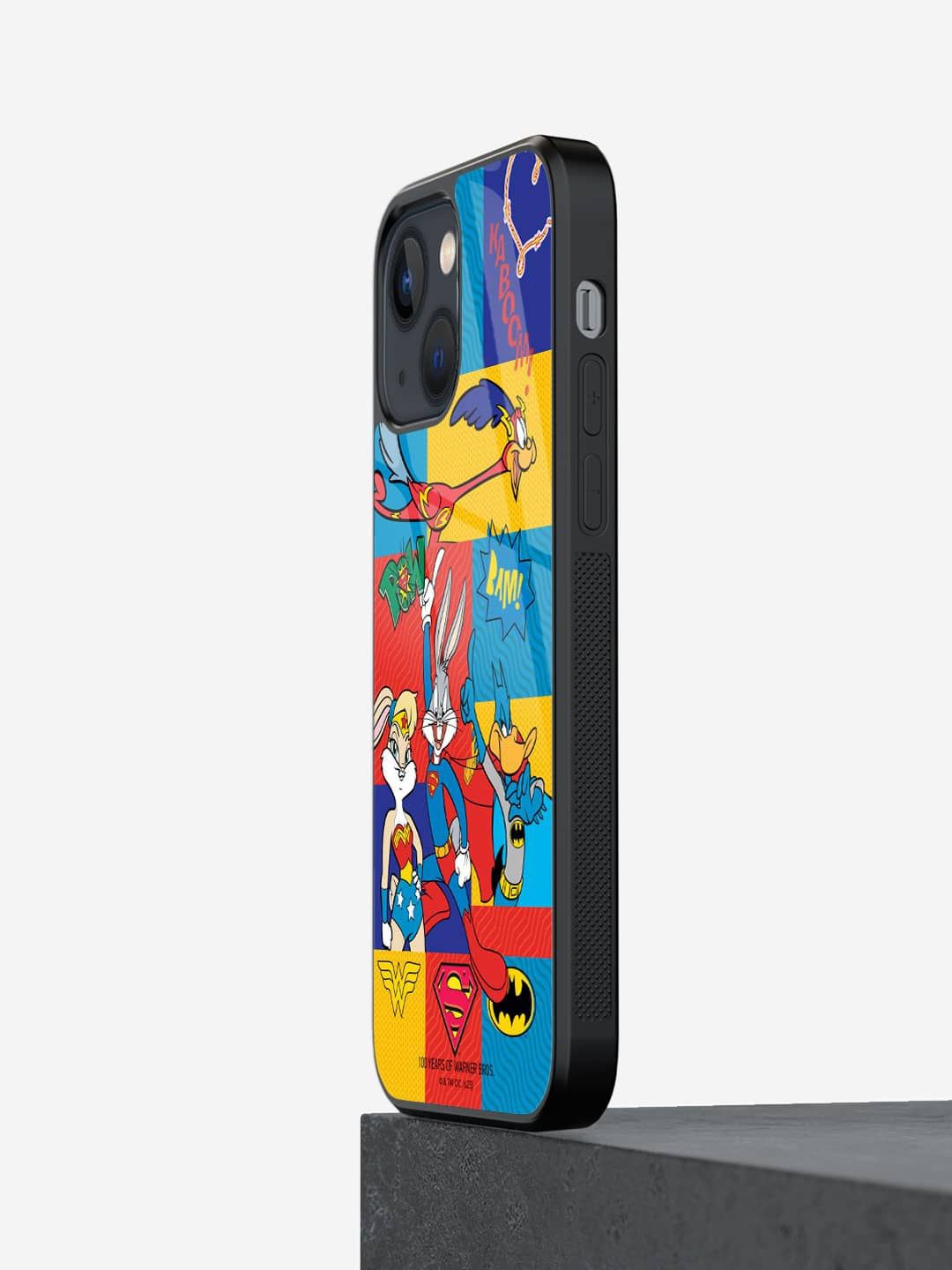 

macmerise Cartoon Characters Printed iPhone 13 Mini Back Case Mobile Accessories, Red