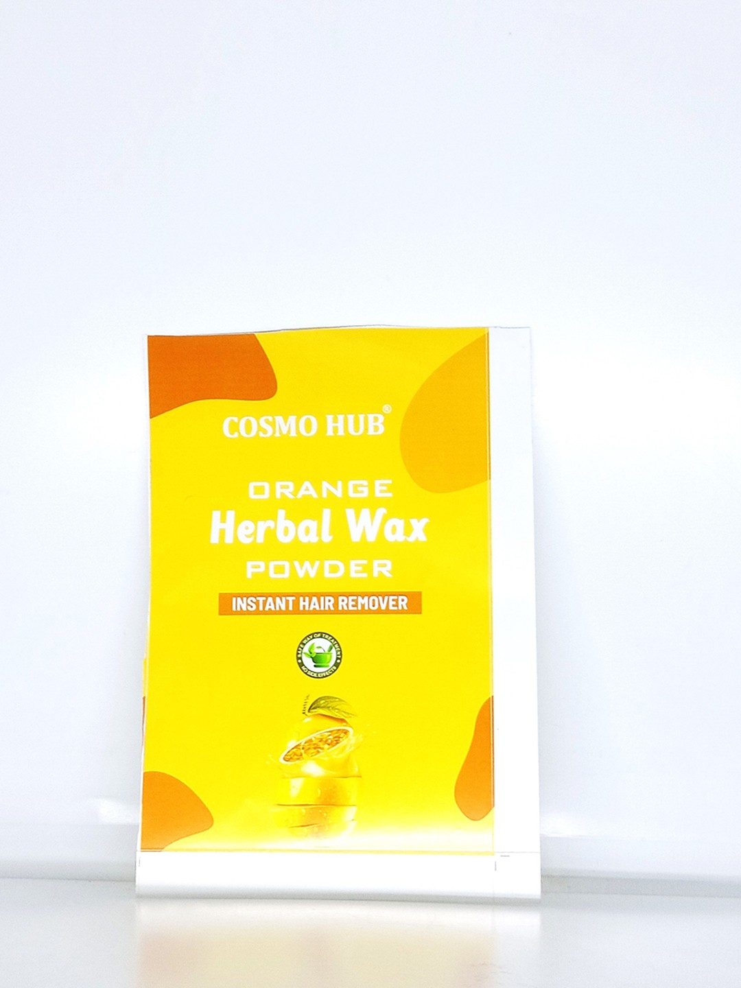 

COSMO HUB Orange Herbal Wax Powder For Instant Hair Remover 100g, Yellow