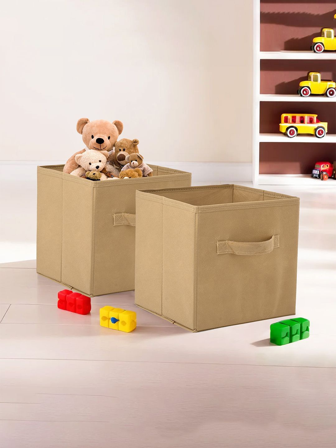 

Kuber Industries Beige 2 Pieces Drawer Organisers